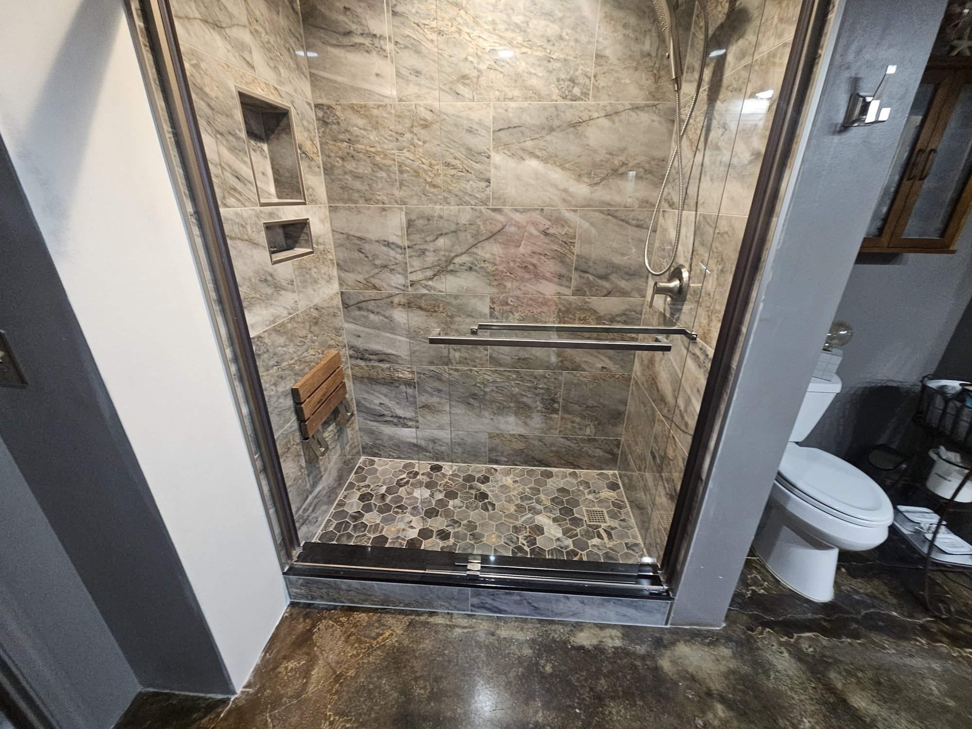 Tub to Walk-In Shower Remodel in Kansas City